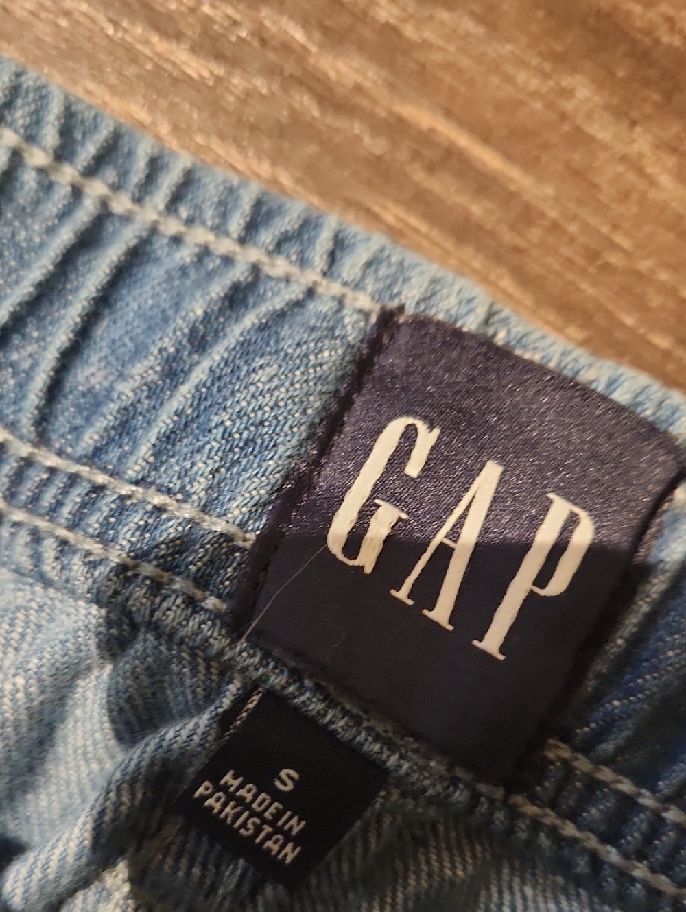 ❤️ GAP DENIM MID-RISE EASY JEAN CARGO JOGGER JEANS, SMALL (4 - 6) - Picture 8 of 14